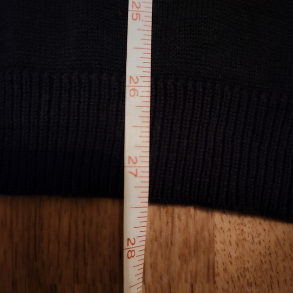 Miley Cyrus Max Azria Cotton Knit Button Down Sweater Vest Black Medium - Picture 6 of 10